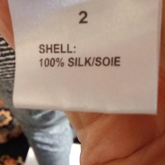 Gorgeous 100% Silk Nougat London Blouse size 2 - Picture 9 of 10